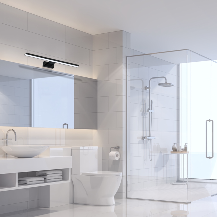 Настенный светильник для ванной комнаты SHINE LED/13,8 Вт/230 В 60 см IP44, чёрный