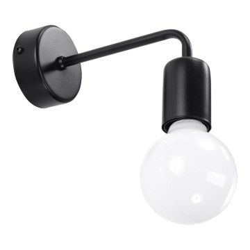 Настенный светильник DUOMO 1xE27/60W/230V черный