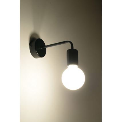 Настенный светильник DUOMO 1xE27/60W/230V черный