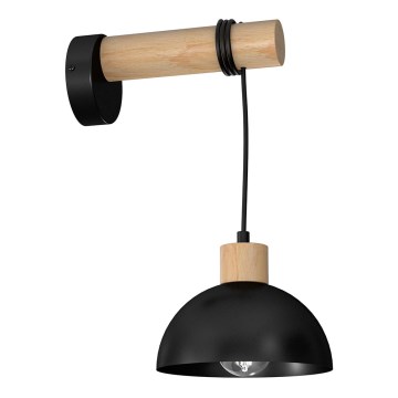 Настенный светильник ERIK 1xE27/60W/230V бежевый/черный
