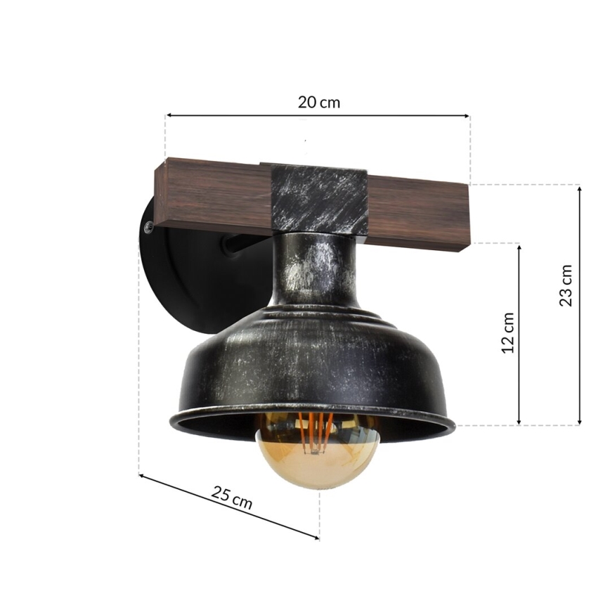 Настенный светильник FARO 1xE27/60W/230V