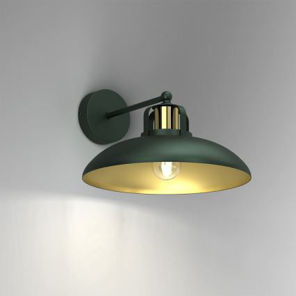 Настенный светильник FELIX 1xE27/60W/230V зеленый