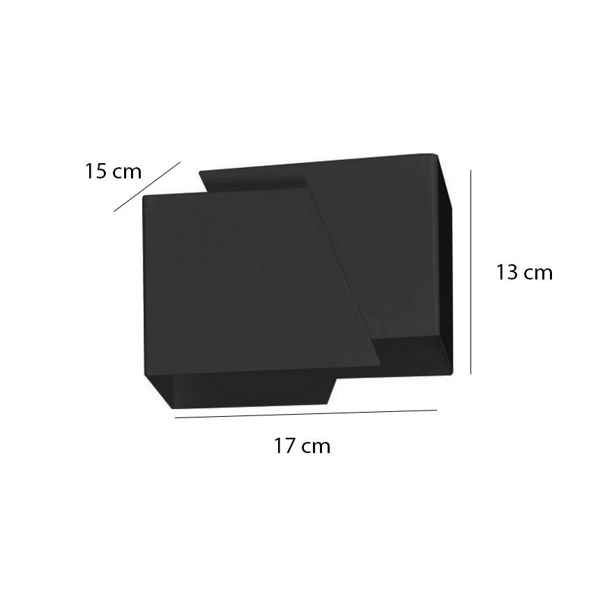 Настенный светильник FROST 1xG9/8W/230V черный