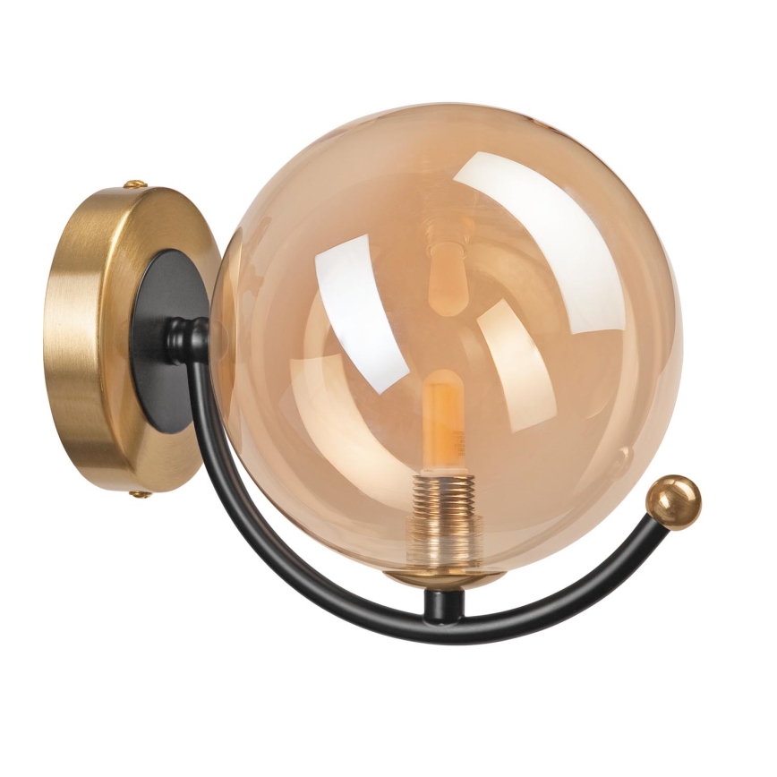 Настенный светильник GEORGIA 1xE14/5W/230V золотистый/дымчатый бежевый