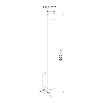 Настенный светильник GLAM 1xG9/8W/230V черный