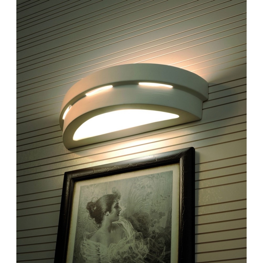 Настенный светильник HELIOS 1xE27/60W/230V белый