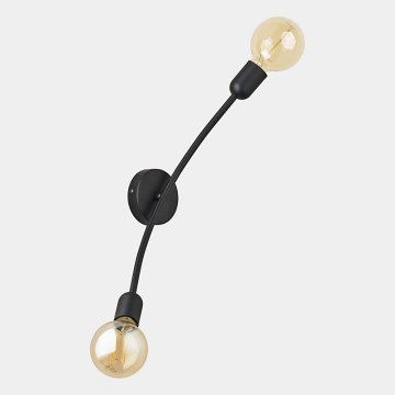 Настенный светильник HELIX 2xE27/60W/230V черный