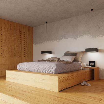 Настенный светильник HORUS 1xE27/60W/230V черный