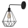 Настенный светильник KARO 1xE27/15W/230V черный 