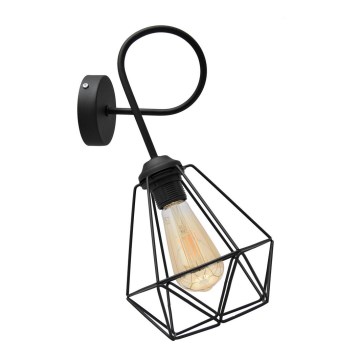 Настенный светильник KARO 3xE27/15W/230V черный