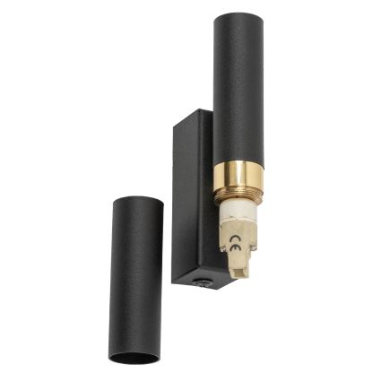 Настенный светильник LAGOS 2xG9/3W/230V черный/золотистый