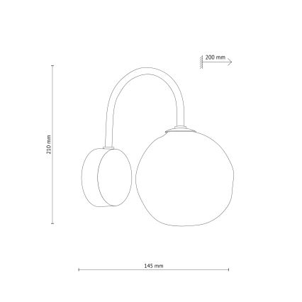 Настенный светильник LAVA 1xG9/8W/230V бежевый/дымчато-бежевый