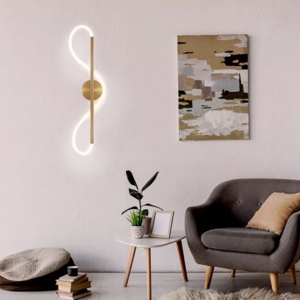 Настенный светильник LED EMMA LED/19W/230V золотой