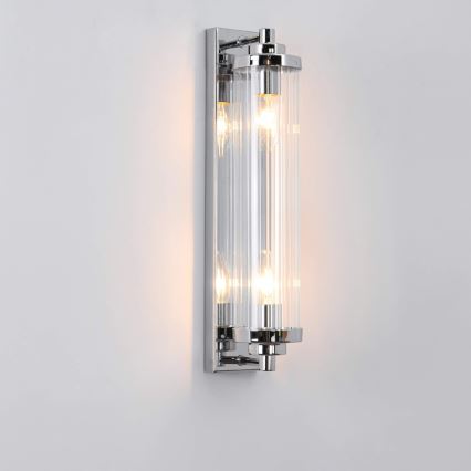 Настенный светильник LORENZO 2xE14/40W/230V, глянцевый хром