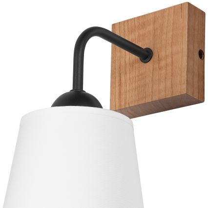 Настенный светильник LULA 1xE27/60W/230V дуб