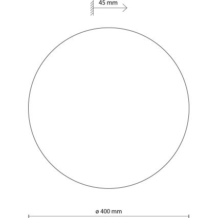Настенный светильник LUNA 4xG9/8W/230V диаметр 40 см белый