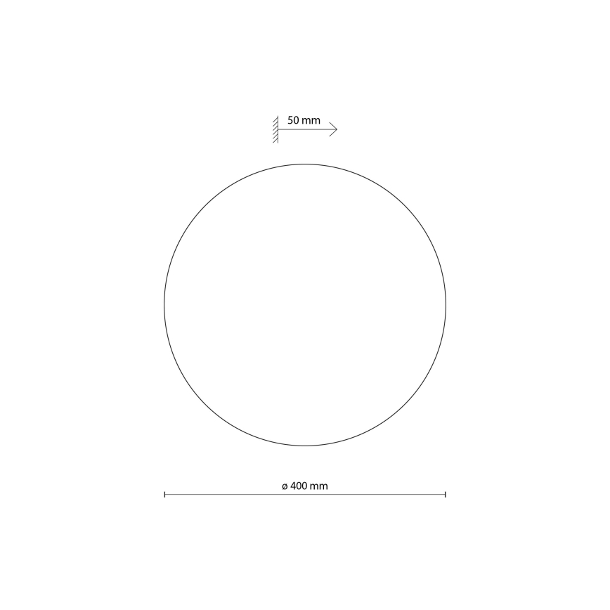 Настенный светильник LUNA 4xG9/8W/230V диаметр 40 см коричневый