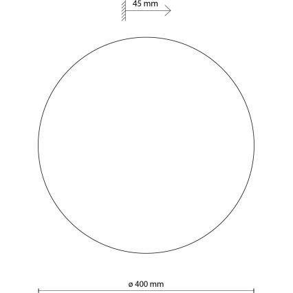Настенный светильник LUNA 4xG9/8W/230V диаметр 40 см коричневый