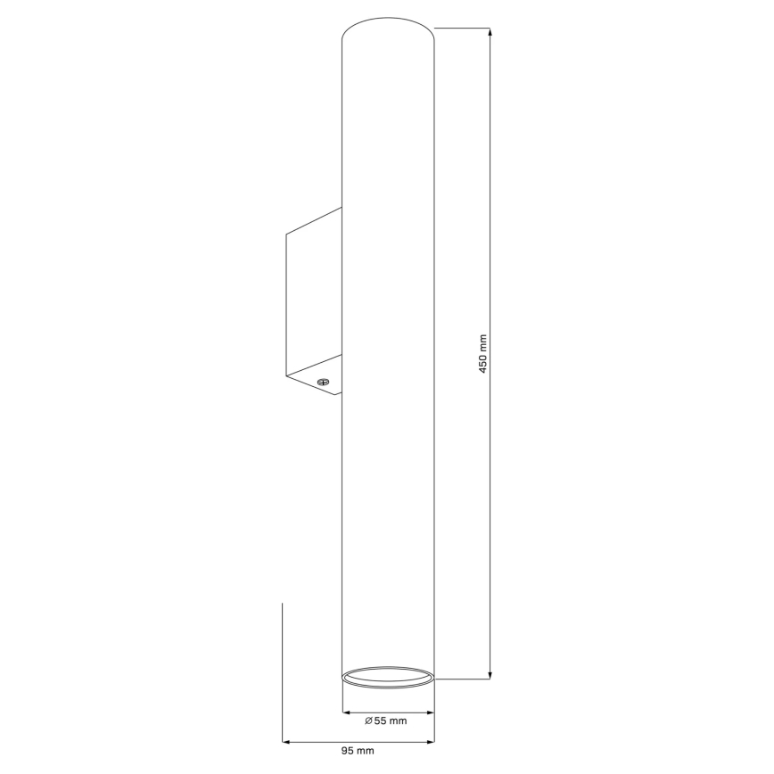 Настенный светильник LUNGOMARE 2xGU10/10W/230V золотистый