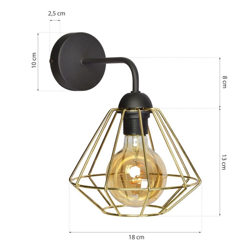 Настенный светильник LUPO 1xE27/60W/230V