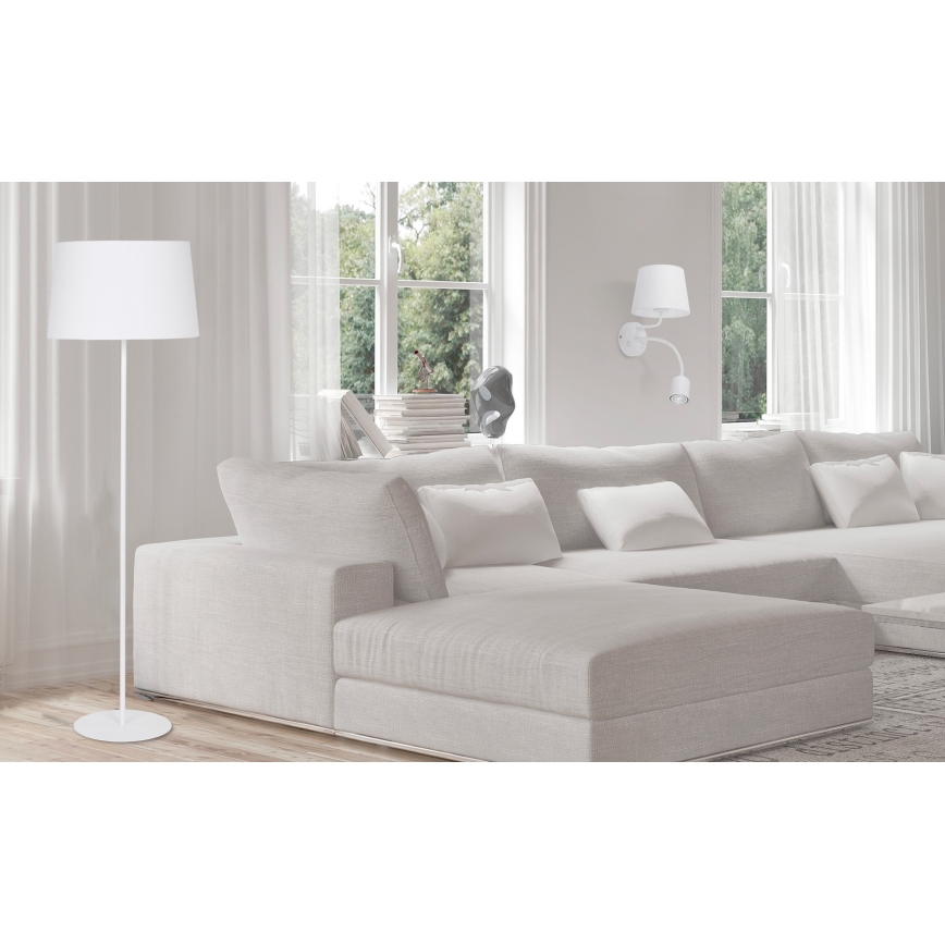 Настенный светильник MAJA 1xE27/15W/230V + 1xGU10/10W/230V белый