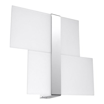 Настенный светильник MASSIMO 2xG9/40W/230V белый/блестящий хром