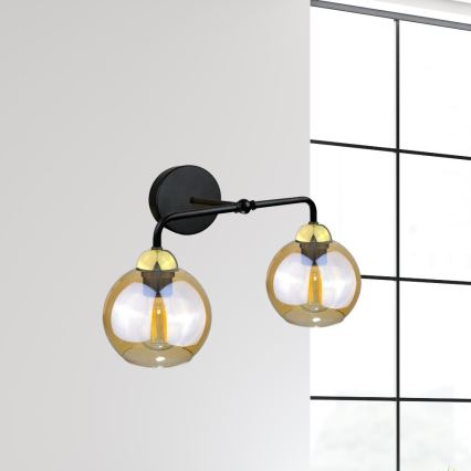 Настенный светильник MELLE GOLD 2xE27/60W/230V