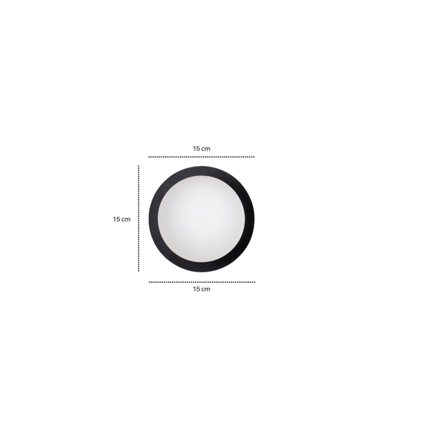 Настенный светильник MINERVA 1xE14/10W/230V черный