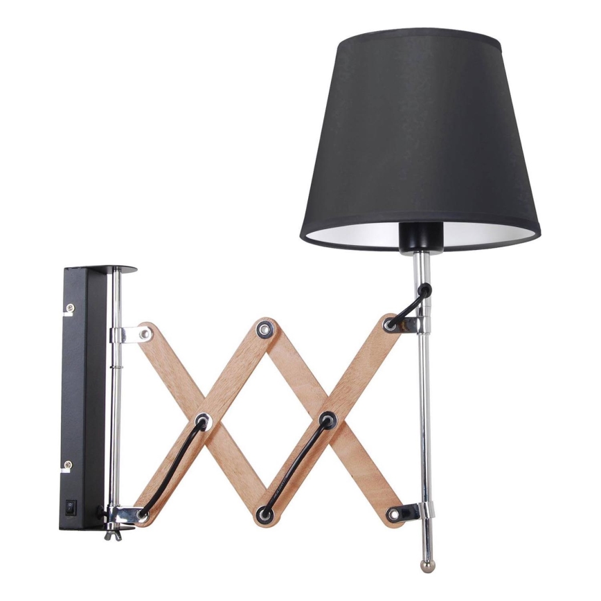 Настенный светильник MITO 1xE27/40W/230V черный