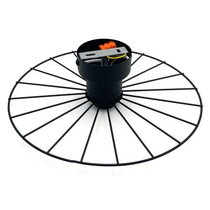 Настенный светильник MONTANA 1xE27/15W/230V диаметр 30 cm черная