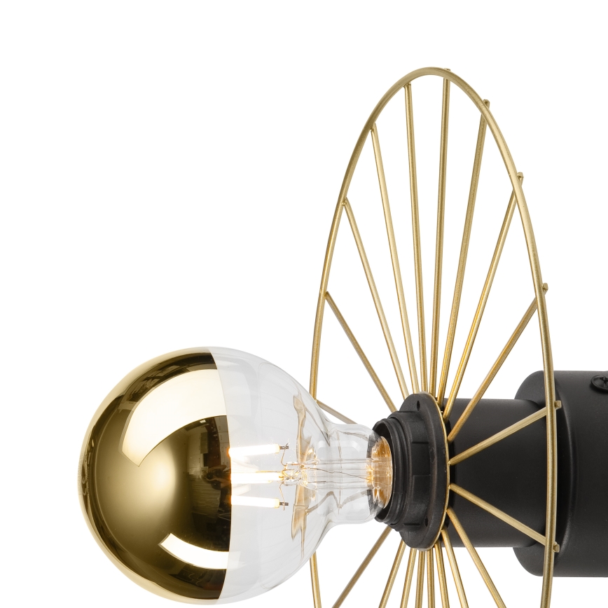 Настенный светильник MONTANA 1xE27/15W/230V диаметр 30 cm золотая