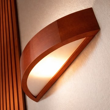 Настенный светильник NATURAL 1xE27/60W/230V сосна/коричневый