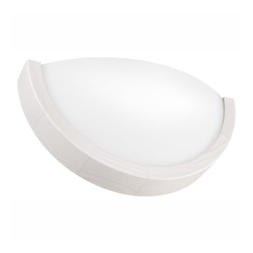 Настенный светильник NATURAL SLIM 1xE27/60W/230V сосна/белый