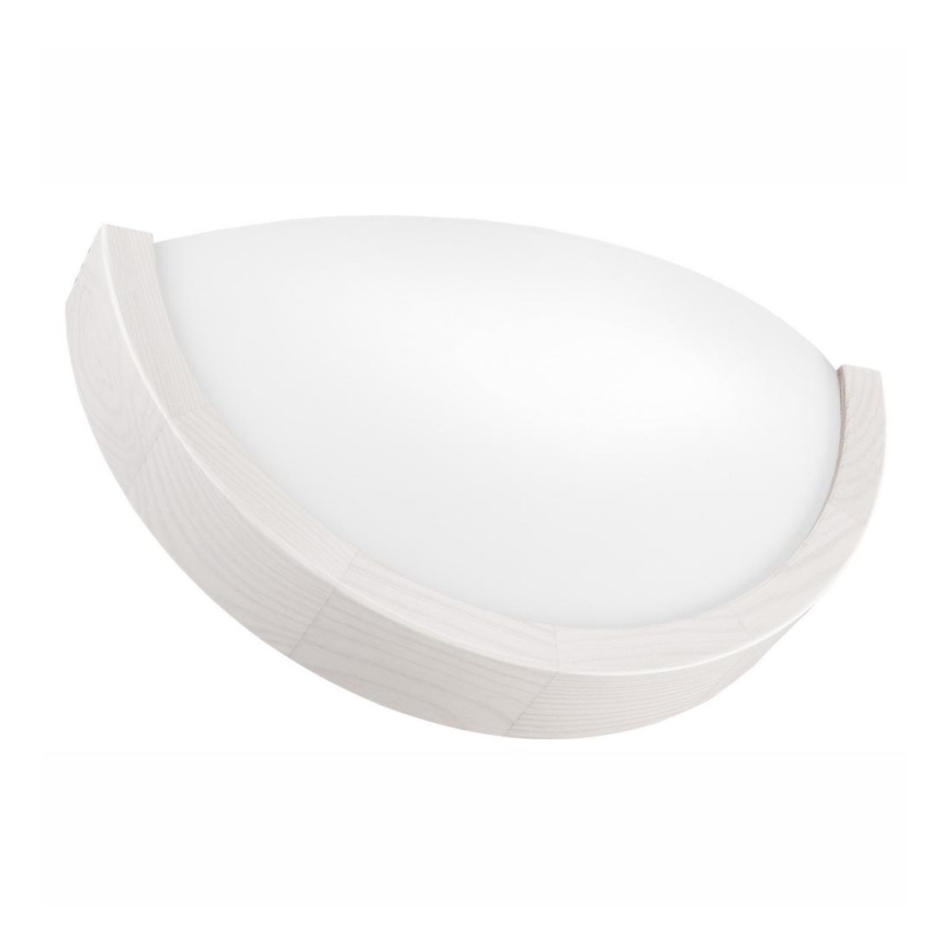 Настенный светильник NATURAL SLIM 1xE27/60W/230V сосна/белый