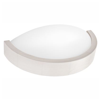 Настенный светильник NATURAL SLIM 1xE27/60W/230V сосна/белый