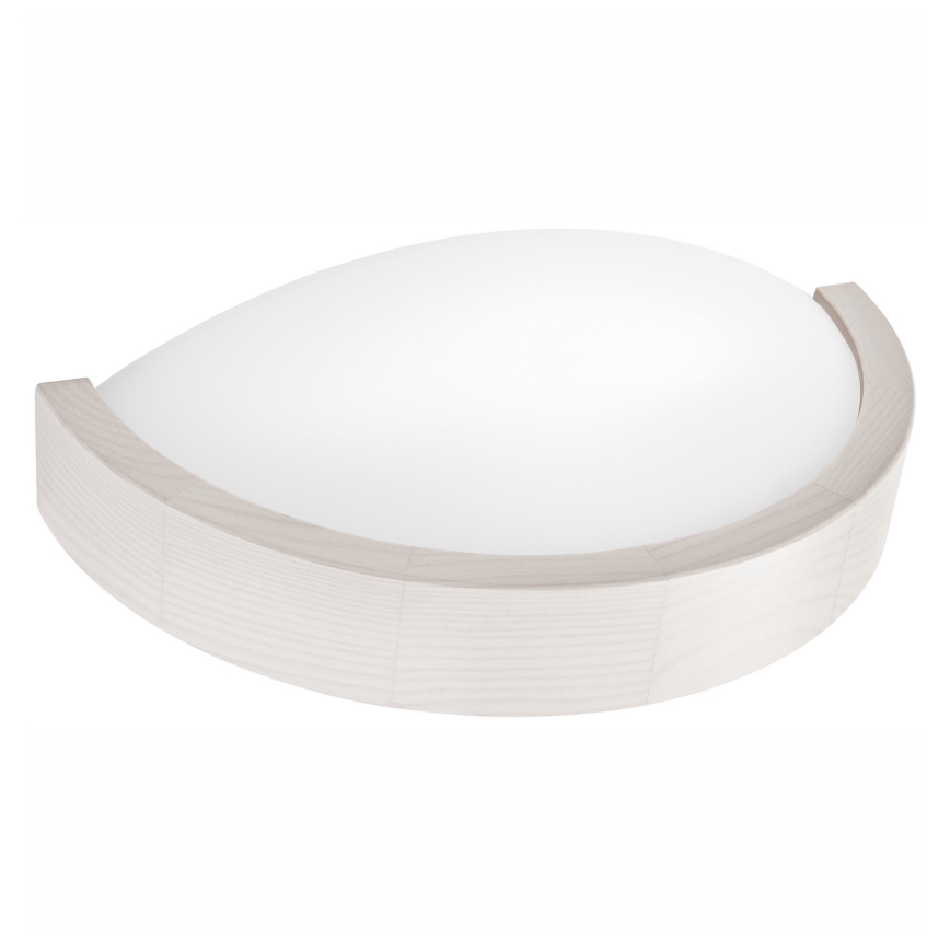 Настенный светильник NATURAL SLIM 1xE27/60W/230V сосна/белый