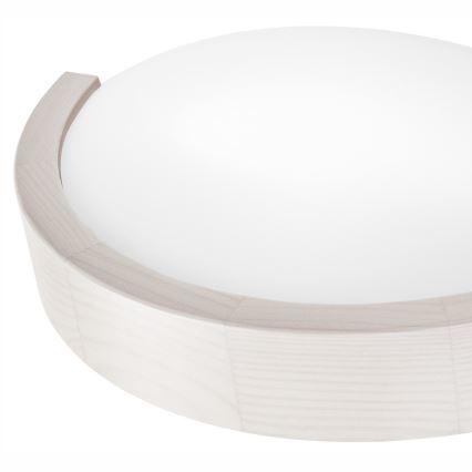 Настенный светильник NATURAL SLIM 1xE27/60W/230V сосна/белый