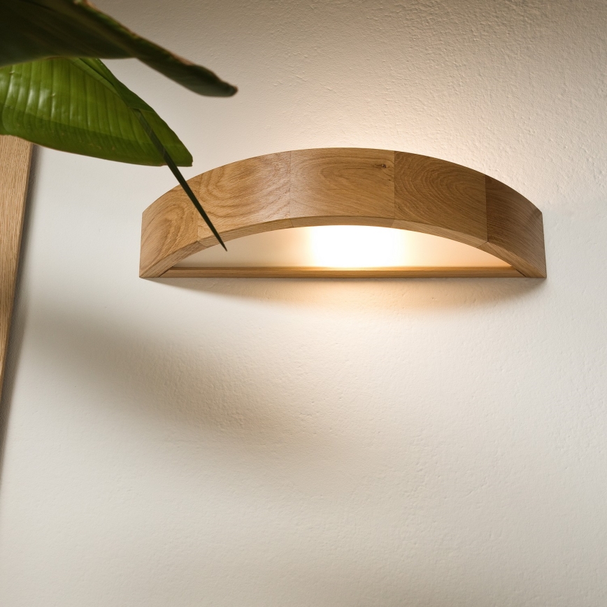 Настенный светильник OAK 1xE27/60W/230V дуб