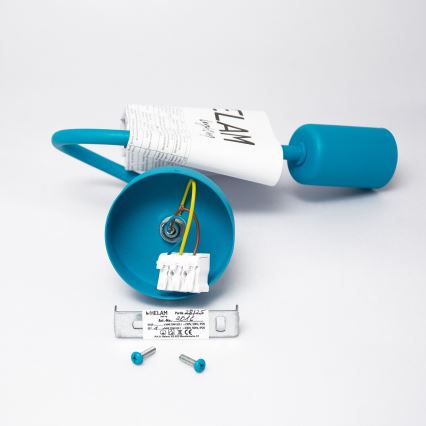 Настенный светильник OXFORD 1xE27/15W/230V синий