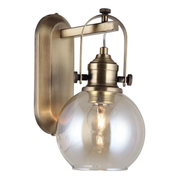 Настенный светильник POLINO 1xE27/40W/230V бронзовый