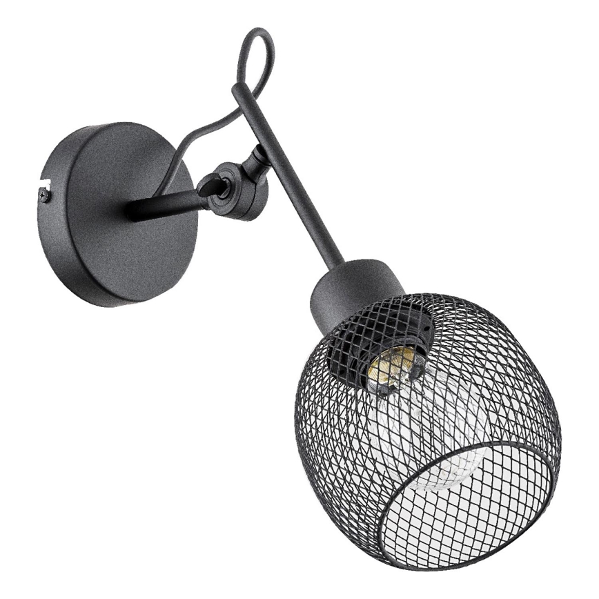 Настенный светильник POLO 1xE27/15W/230V черный