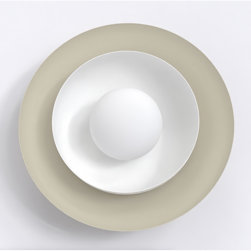 Настенный светильник POPPI 1xG9/8W/230V бежевый/белый