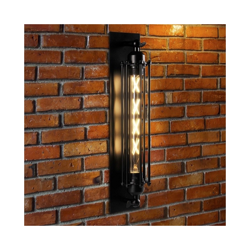 Настенный светильник RETRO 1xE27/20W/230V черный