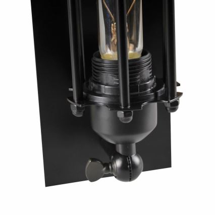 Настенный светильник RETRO 1xE27/20W/230V черный