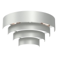 Настенный светильник RINGS 2xE27/15W/230V блестящий хром