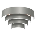 Настенный светильник RINGS 2xE27/15W/230V серый