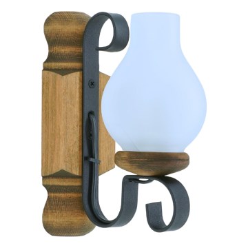 Настенный светильник RUSTIC 1xE14/40W/230V бук - сертифицировано FSC