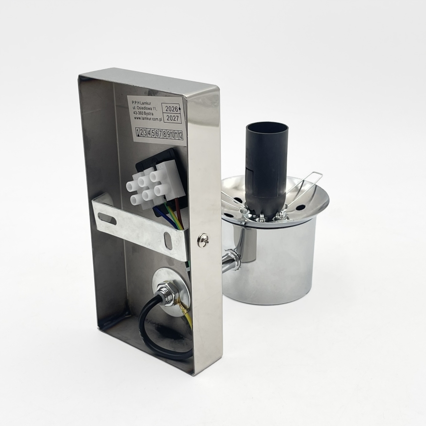 Настенный светильник SFERIO 1xE14/5W/230V глянцевый хром/прозрачный