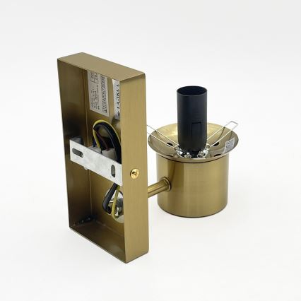 Настенный светильник SFERIO 1xE14/5W/230V латунь/дымчато-бежевый