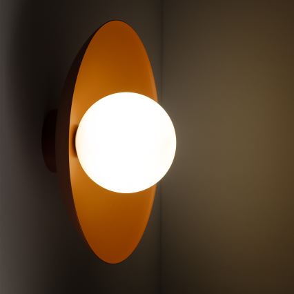 Настенный светильник SLATE 1xG9/8W/230V диаметр 28 см кирпичный